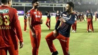 IPL 2022: Virat Kohli Hilariously Emulates Harpreet Brar's Celebration After Punjab Beat Bangalore; See Viral PIC